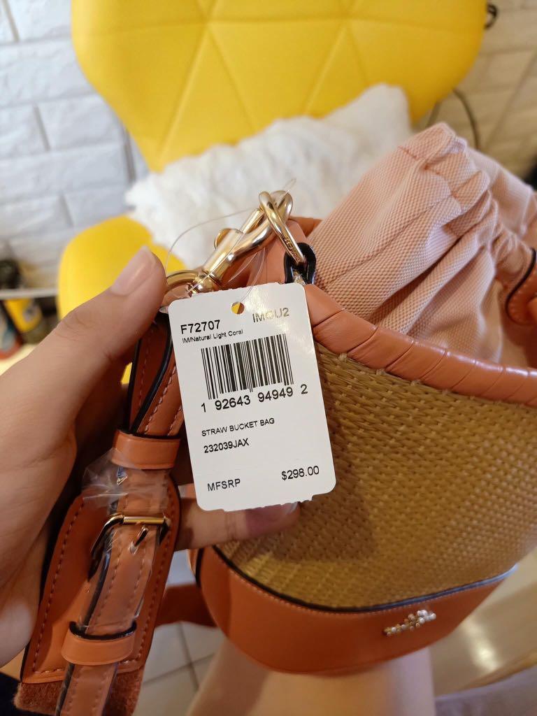 Coach Straw Bucket Bag Luxury Bags Wallets on Carousell