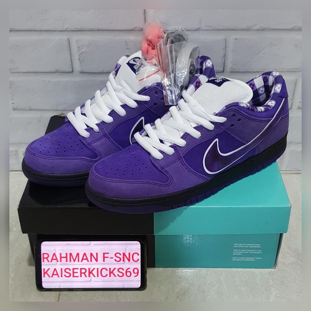 purple lobster sneakers