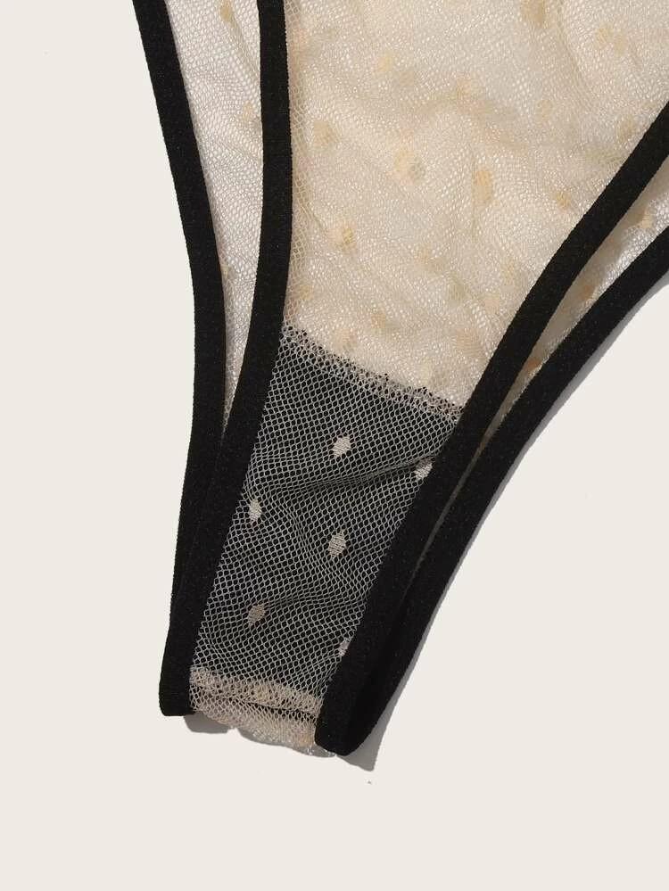 Contrast Sheer Nude Lingerie Set Women s Fashion New Undergarments contrast-sheer-nude-lingerie-set-women-s-fashion-new-undergarments