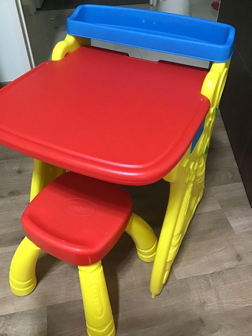 Crayola kids table & chair set, Babies & Kids, Baby Nursery & Kids
