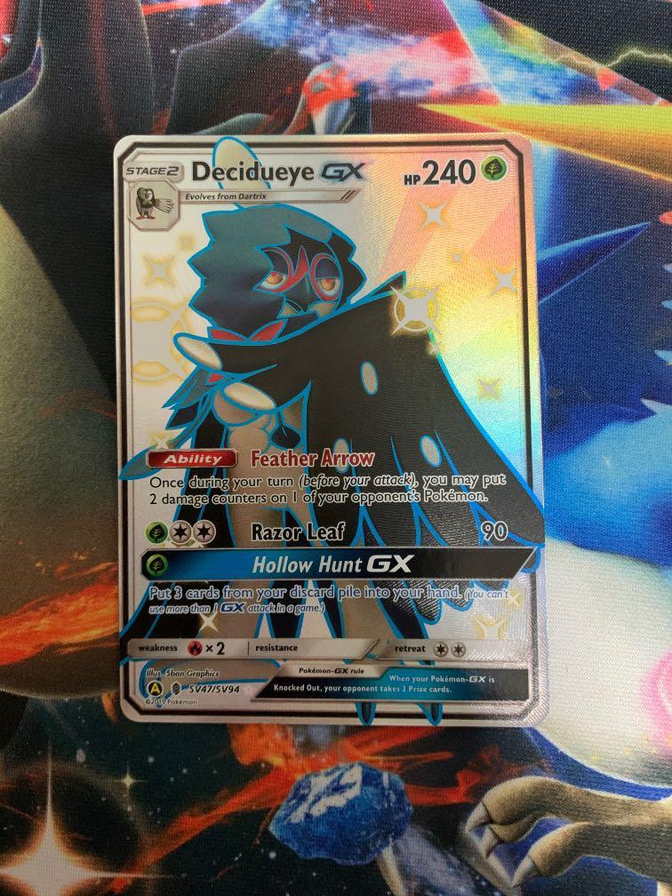 shiny decidueye pokemon card POKÉMON CARD GAME SM8b 207/150 SSR Decidueye GX main image 1