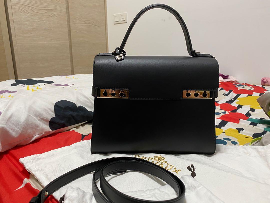 RARE Delvaux Tempete MM-GM Black GHW at 1stDibs  delvaux tempete mm size, delvaux  tempete gm, delvaux tempete size
