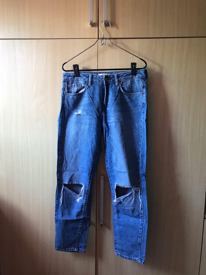 forever 21 jeans ripped