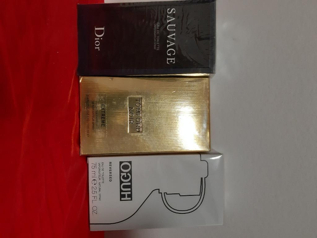 Dior Sauvage Tom Ford Noir Extreme Hugo Boss Reversed, Beauty & Personal  Care, Fragrance & Deodorants on Carousell
