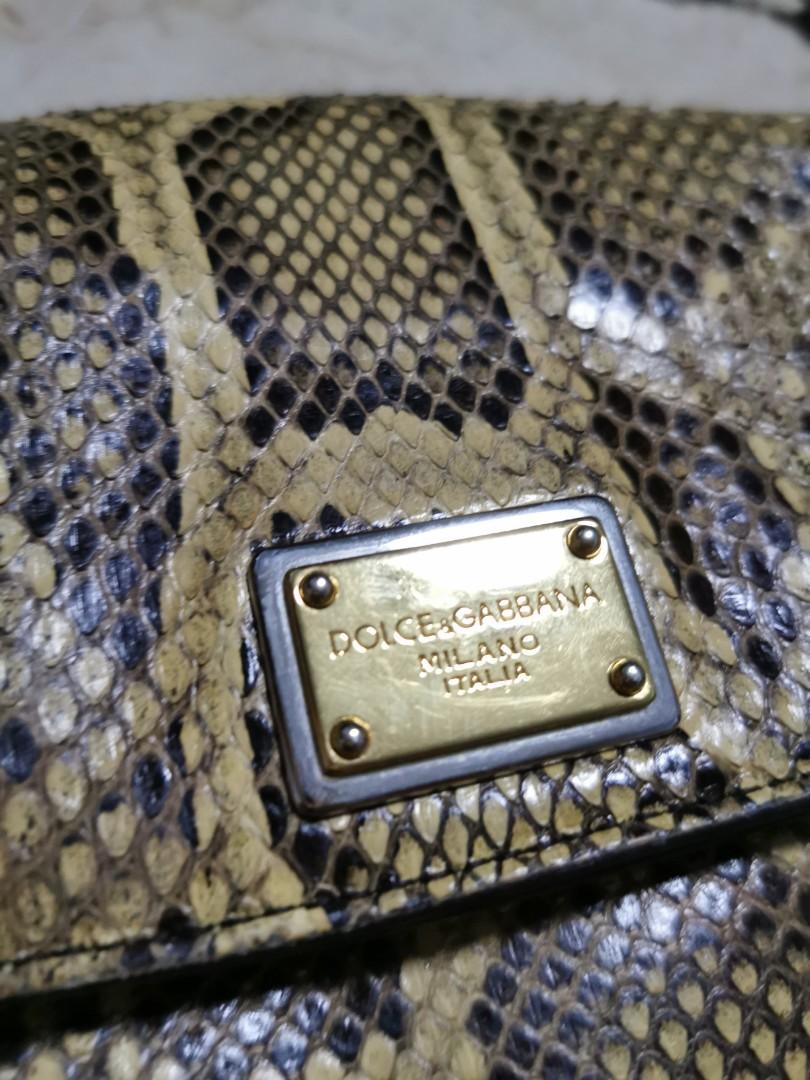 Dolce and gabbana deals snakeskin bag