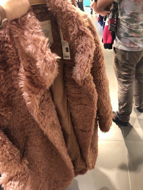Esprit Fur Coat Women S Fashion Clothes Outerwear On Carousell