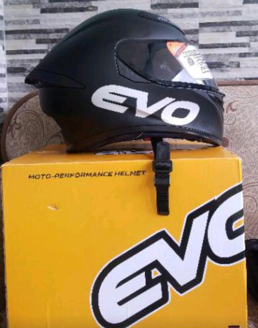 Evo helmet sales plain black