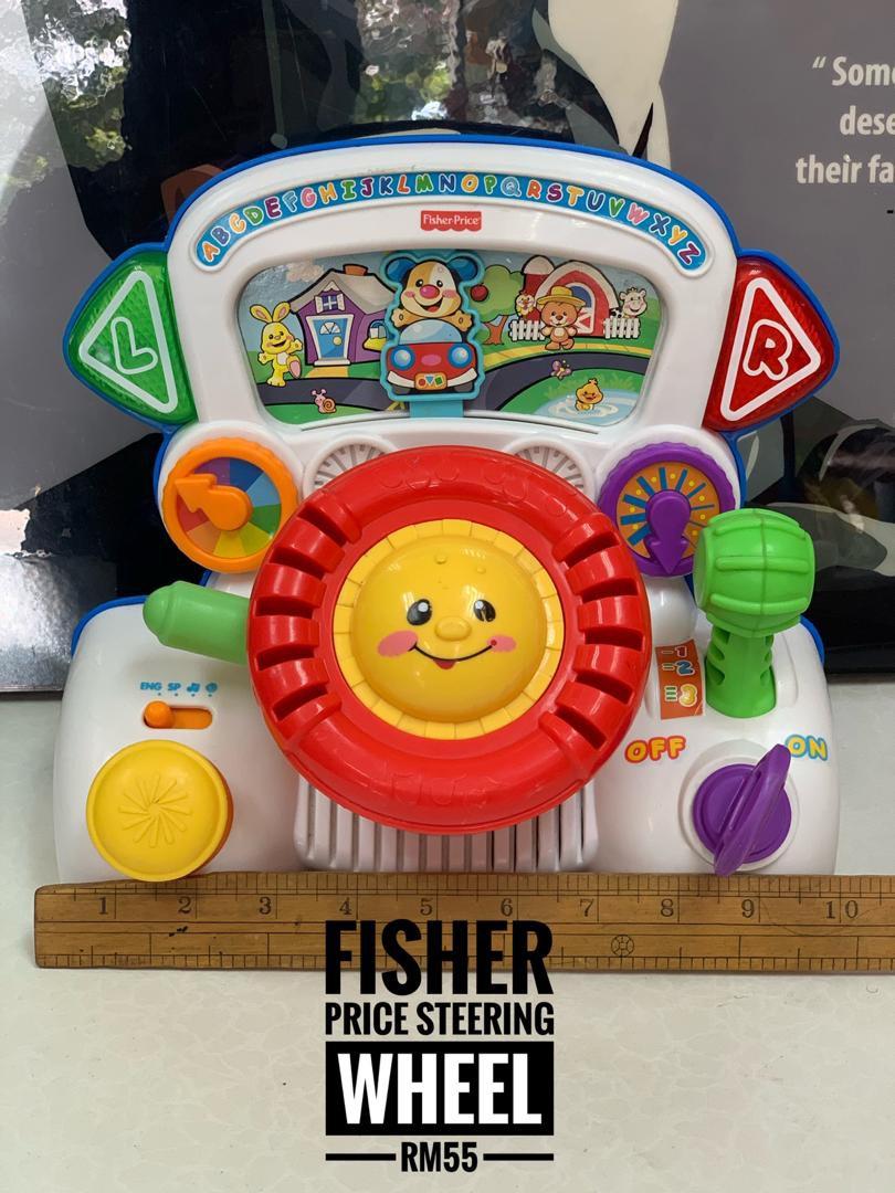 fisher price steering wheel toy