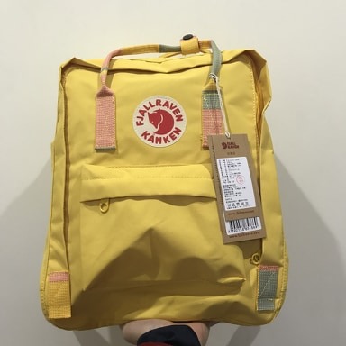 kanken backpack beige