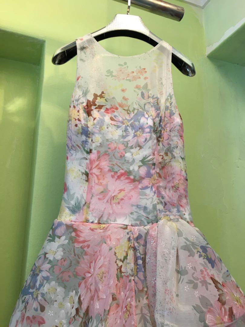 casual floral wedding dresses