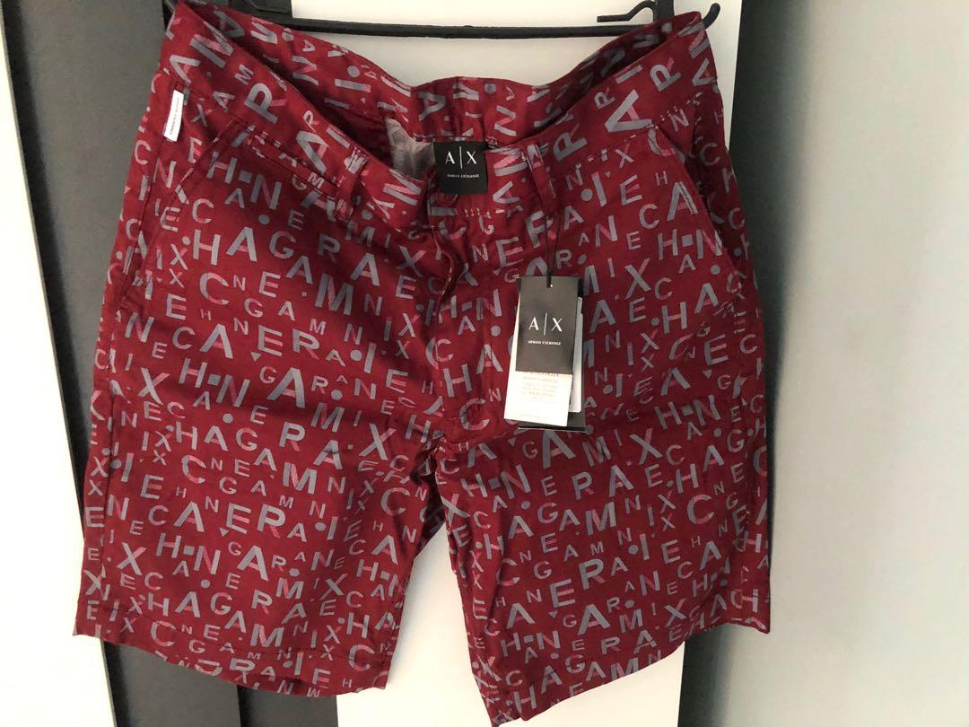 armani exchange mens shorts