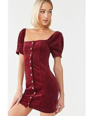 puff sleeve dress forever 21