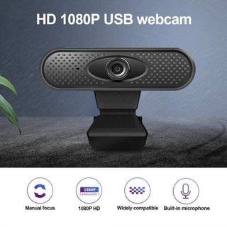 🎮Full HD 1080P Webcam for PC Webcam for Online Teaching Video Calling Recording Web Cam Computer PC Laptop Camera Black USB Net Class Teaching Class HD Live Camera with Microphone