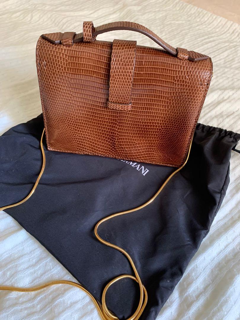 armani leather bags