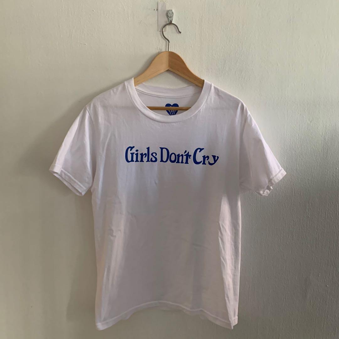 GIRLS DON'T CRY BUTTERFLY TEE (BLUE), Men's Fashion, Tops & Sets 