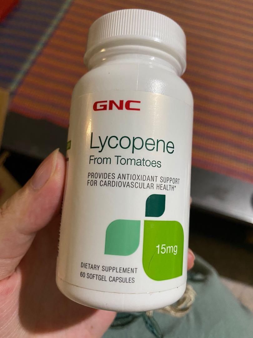 GNC Lycopene 15 mg, Health & Nutrition, Health Supplements, Vitamins