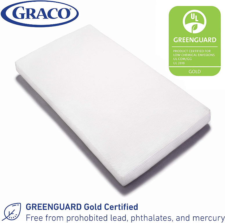 Graco Premium Foam Crib and Toddler Bed Mattress, Standard and Full Sized, Babies & Kids, Baby