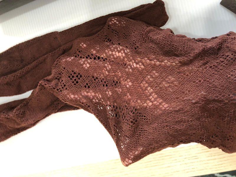 Gucci tights cheap brown