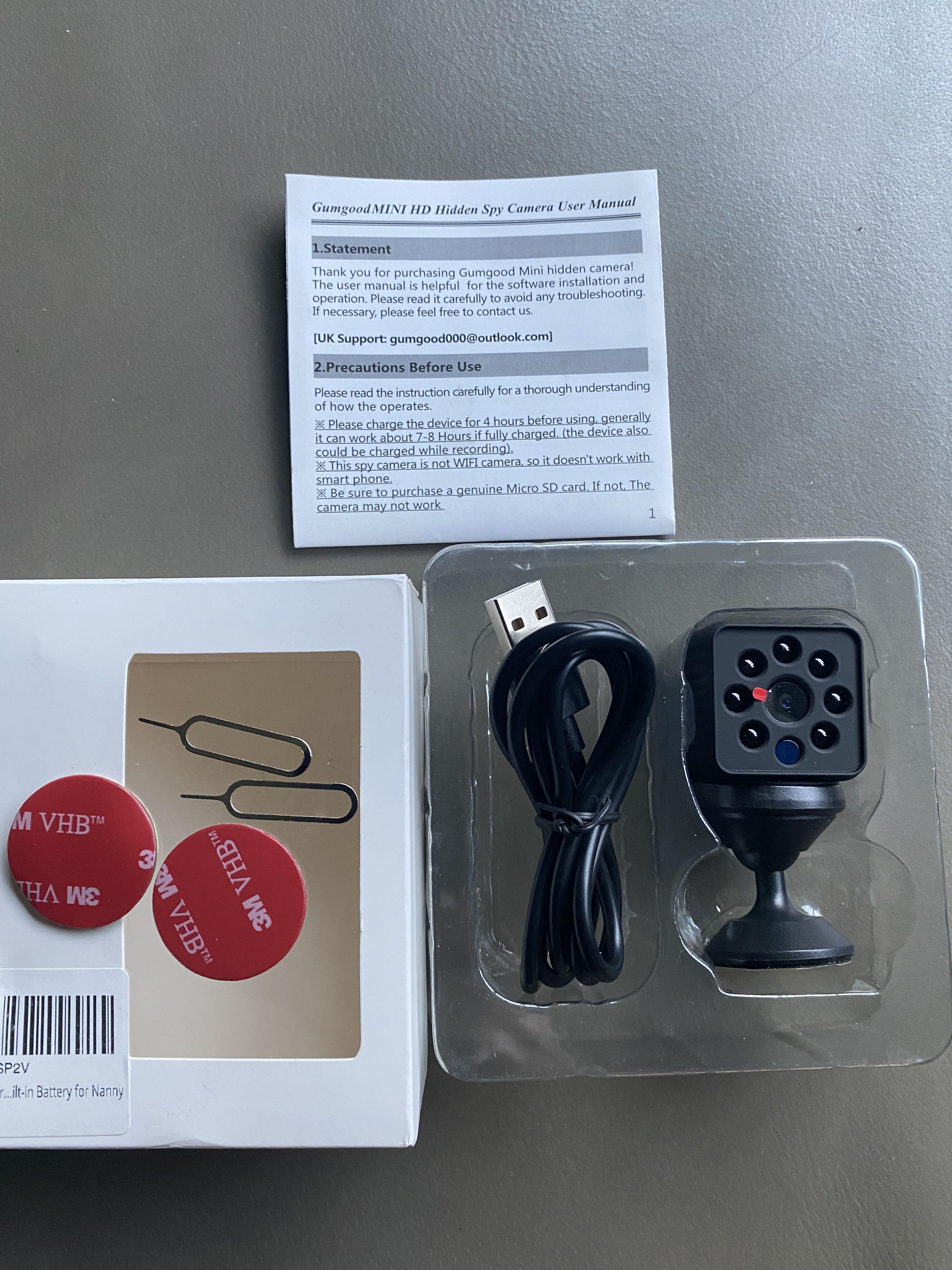 Gumgood Mini HD Hidden Spy Camera Furniture Home Living