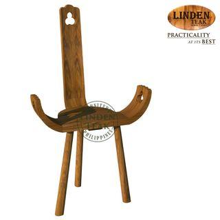 Handcrafted Solid Teak Wood Pancing Accent Chair Furniture