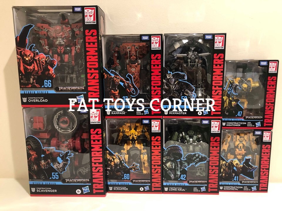HASBRO Transformers Studio Series Constructicon Rampage, Scrapmetal ...