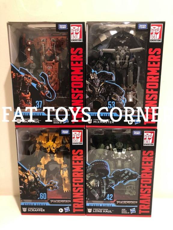 HASBRO Transformers Studio Series Constructicon Rampage, Scrapmetal ...