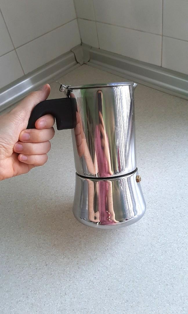 IKEA Stainless Steel 6cup Moka Pot, Furniture & Home Living