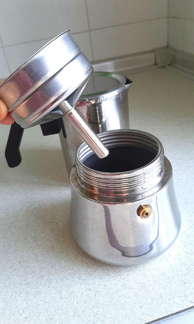 IKEA Stainless Steel 6cup Moka Pot, Furniture & Home Living