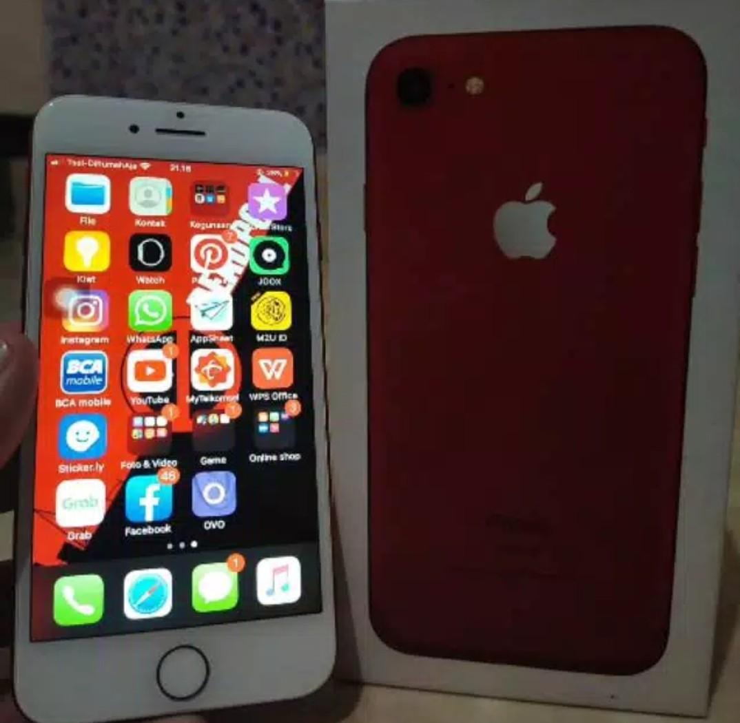 Iphone 7 128gb Red Edition Telepon Seluler Tablet Iphone Iphone 7 Series Di Carousell