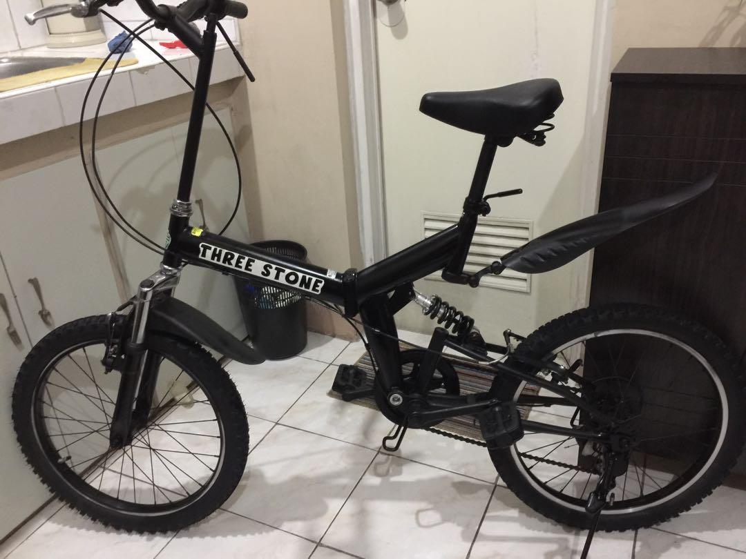 Three stone hotsell folding bike