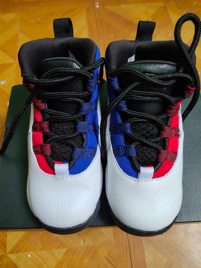 Jordan 10 retro deals red and blue