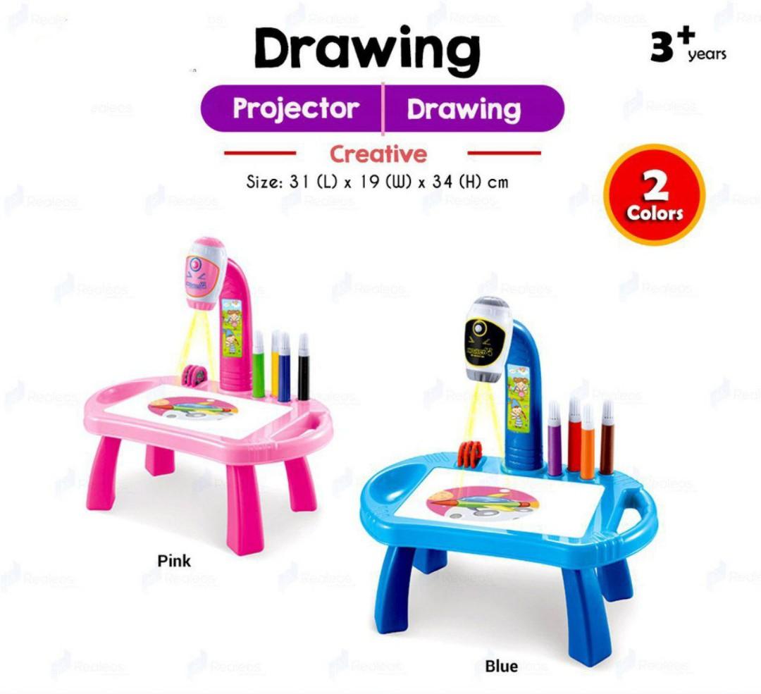 Kids Drawing Painting Projector Table Toys Games Other Toys On Carousell