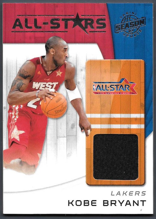  Kobe Bryant 2010 2011 Panini Season Update Basketball Series  Mint Card #193 Showing This Los Angeles Lakers Star in His Red All Star  Jersey : Collectibles & Fine Art
