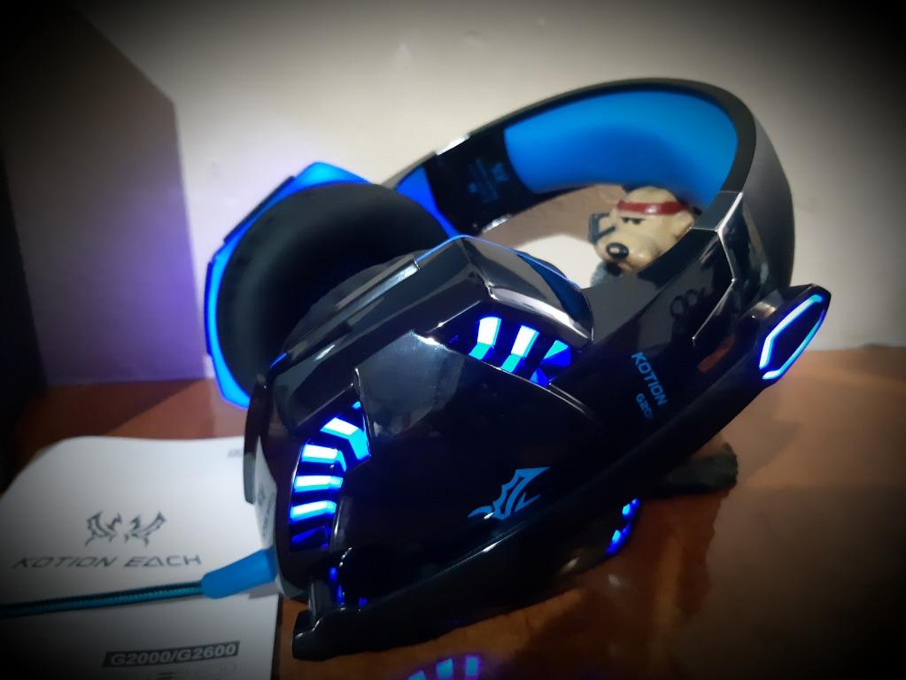 Kotion Each G2000 Gaming Headset LED Blue Video Gaming Gaming