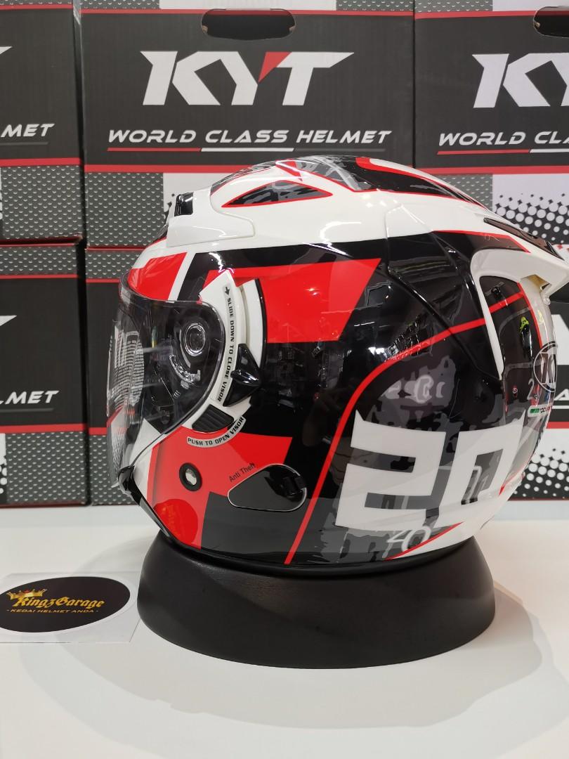 Helmet KYT Venom Fabio Quartararo, Auto Accessories on Carousell