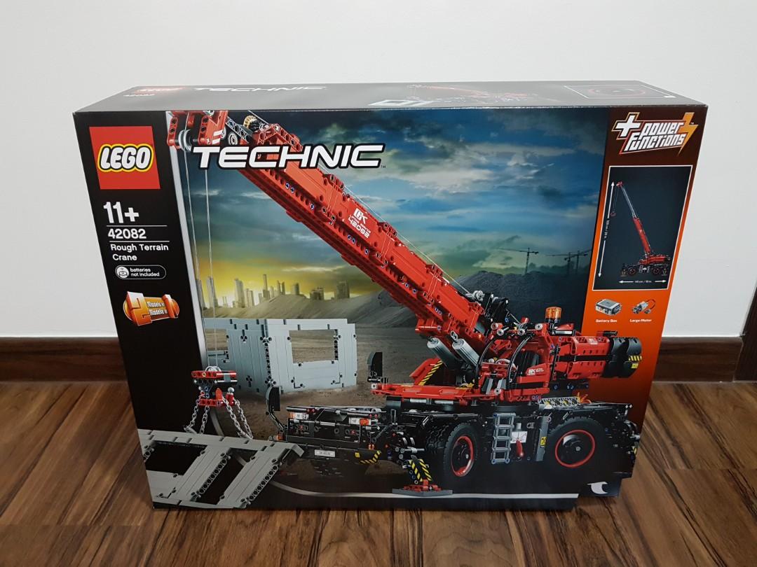 [Available] LEGO Technic 42082 Rough Terrain Crane, Hobbies & Toys ...