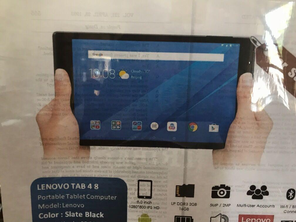 Lenovo Tab 4 8 Mobile Phones Tablets Tablets On Carousell