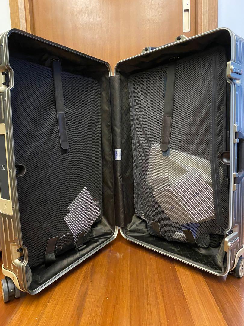 Limited Rimowa Titanium Topas Private Jet, Hobbies & Toys, Travel 