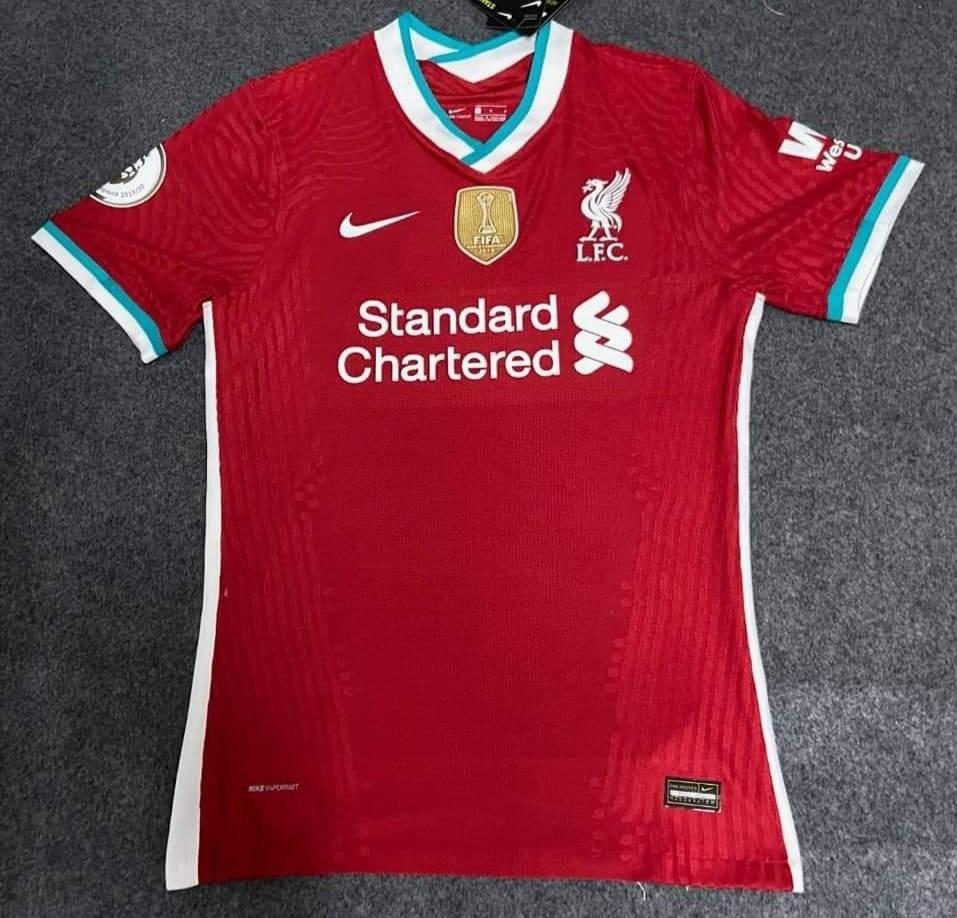 liverpool soccer uniform