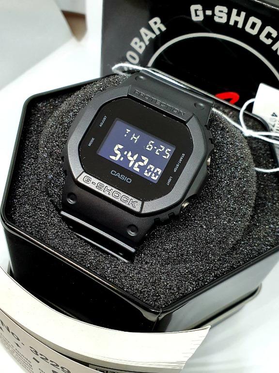 Lnib Casio G Shock Dw5600bb 1dr Dw5600 Basic Black No Trades Men S Fashion Watches On Carousell