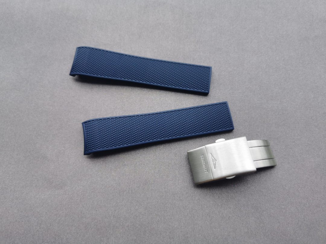 Longines rubber strap 21mm hot sale