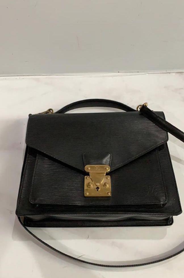 louis vuitton monceau bag tas lv authentic metis epi leather black classic thr2020