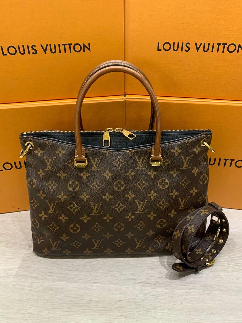 Louis Vuitton Pallas MM Monogram Noir Bag