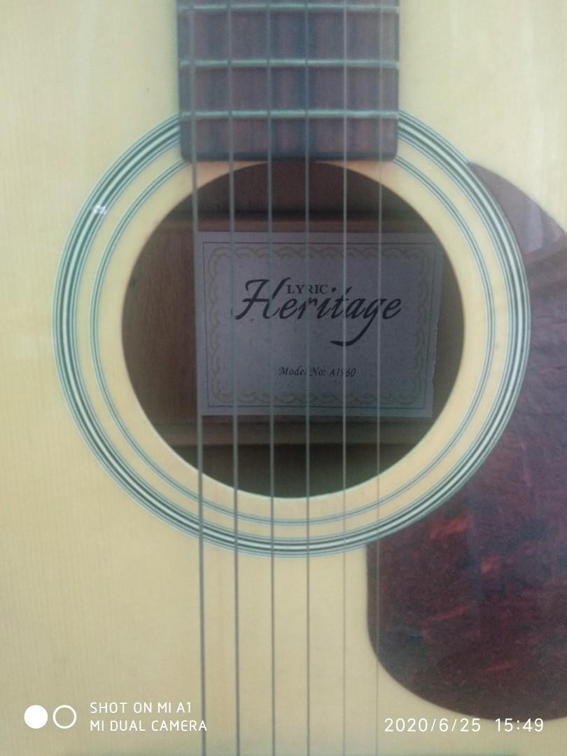 LYRIC HERITAGE ACOUSTIC GUITAR, Hobbies & Toys, Music & Media, CDs