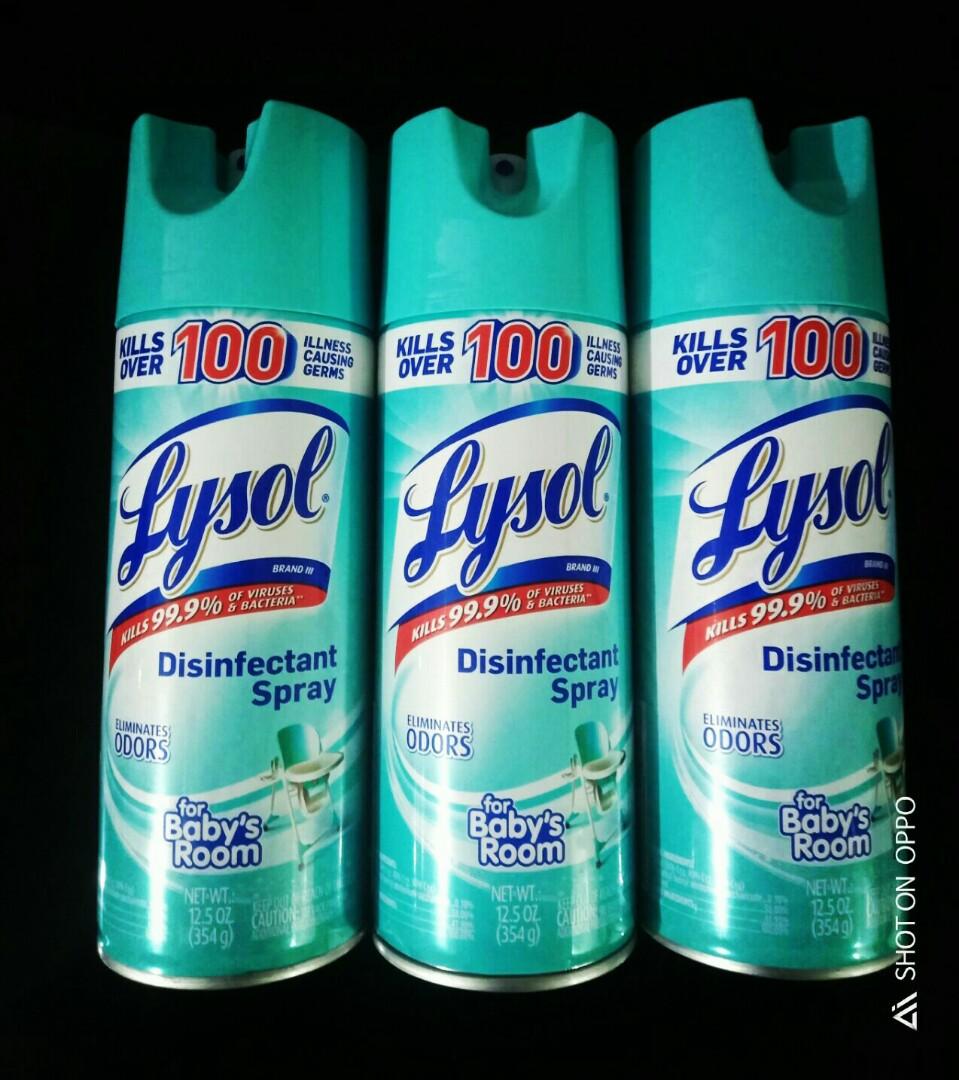 LYSOL DISINFECTANT SPRAY FOR BABYS ROOM, Beauty & Personal Care