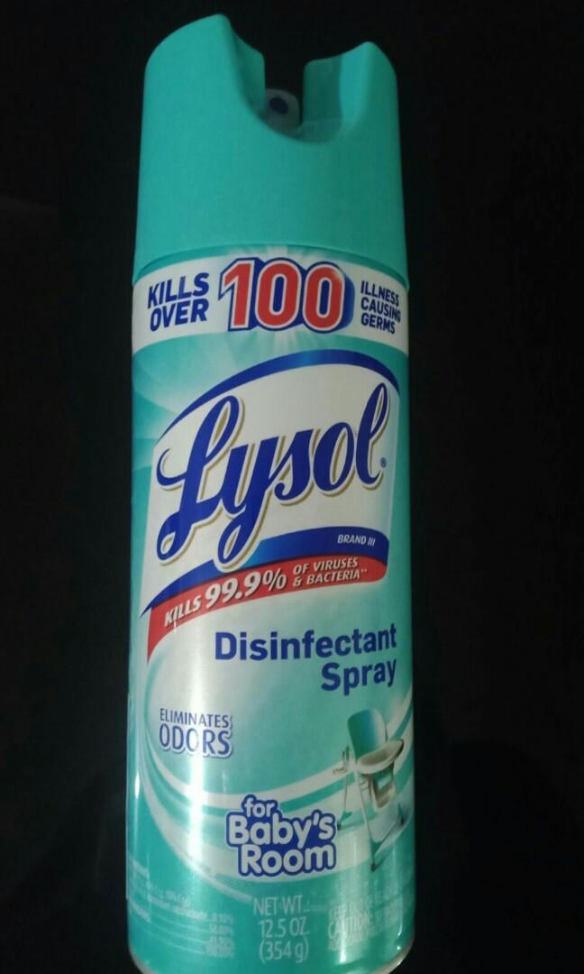 LYSOL DISINFECTANT SPRAY FOR BABYS ROOM, Beauty & Personal Care