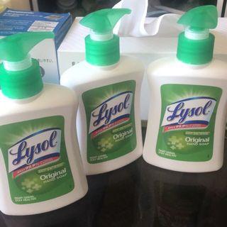 Lysol hand soap 155 each minimum of 3 per order