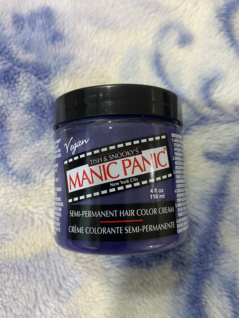 Manic Panic Blue Steel Dye Health Beauty Hair Care On Carousell