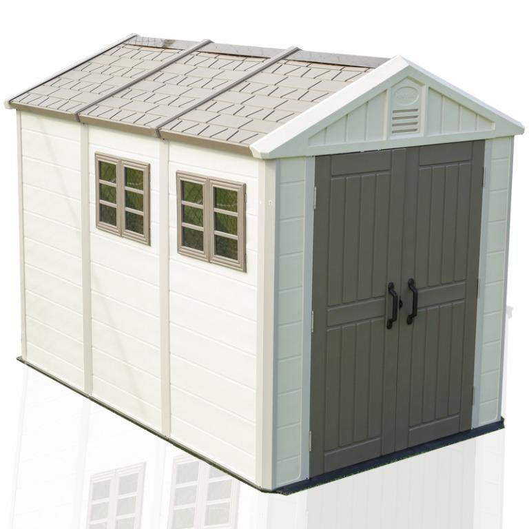 Large Marron Plastic Storage Garden Shed Furniture Others On Carousell