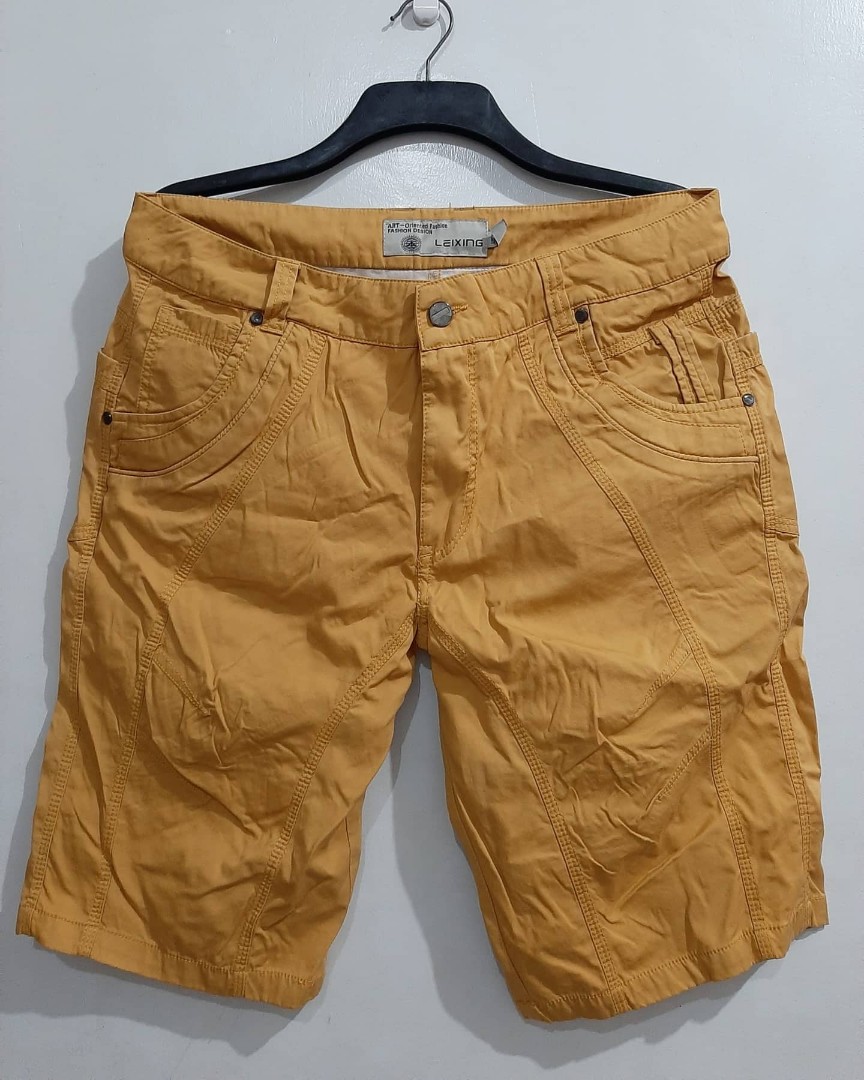mustard cargo pants